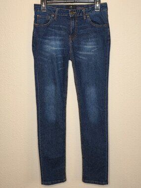 7 For All Mankind Slimmy Straight Leg Mid-Rise Women's Jeans, Size 16